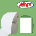 Etiqueta 100x150 / 10X15 Papel Couche c/ 25 mts caixa c/12 Unds