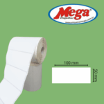 Etiqueta 100x50 / 10X5 Papel Térmico c/ 25mts caixa c/12 Unds