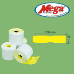 Etiqueta Gondola Couche Amarelo 100x30x30 sem Adesivo caixa c/ 12 unidades