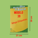 Cartaz de Oferta Modelo 39 Hoje é dia de feira
