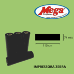 Ribbon 110x74 cera para Impressora Argox / Zebra / Elgin