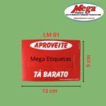 Cartaz de Oferta Para Gôndola LM 01 Aproveite Tá Barato