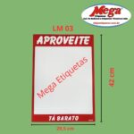 Cartaz De Oferta Aproveite Ta Barato LM 03