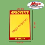 Cartaz De Oferta Aproveite Ta Barato LM 04