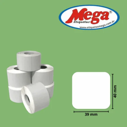 Etiquetas Térmica 39x40 caixa c/ 30 unidades