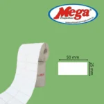 Etiqueta Térmica 50x25x21 com 2 carreiras caixa 12 unidades