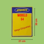Cartaz de Oferta Modelo 64 Aproveite