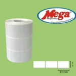 Etiqueta 3 carreiras (33x23x30) Papel Couche c/ 30mts caixa c/08 Unds