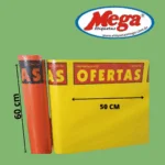 Rolo Plástico Cartaz Oferta