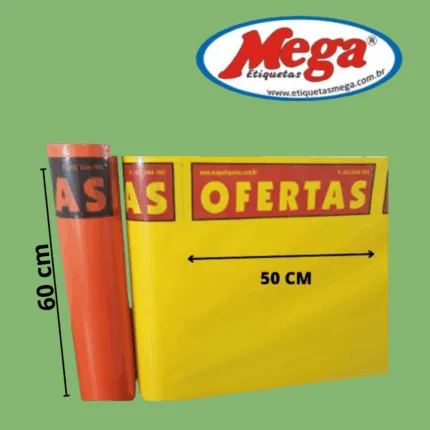 Rolo Plástico Cartaz Oferta