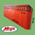 Rolo Plástico Cartaz Oferta - Imagem 2