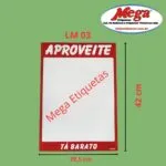 Cartaz De Oferta Aproveite Ta Barato LM 03