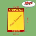 Cartaz De Oferta Aproveite Ta Barato LM 04